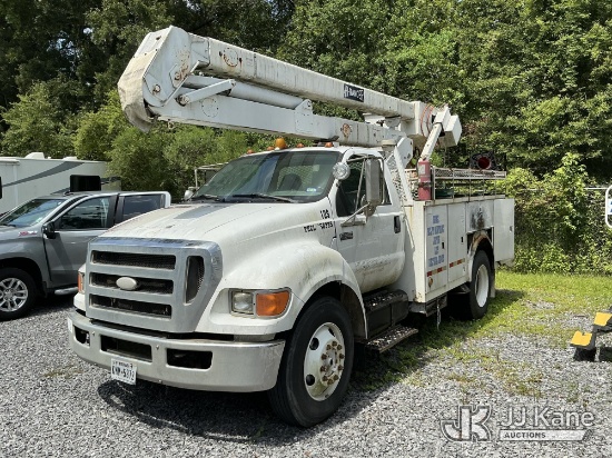 (Prairieville, LA) HiRanger -, Material Handling Bucket Truck center mounted on 2009 Ford F-650 Util