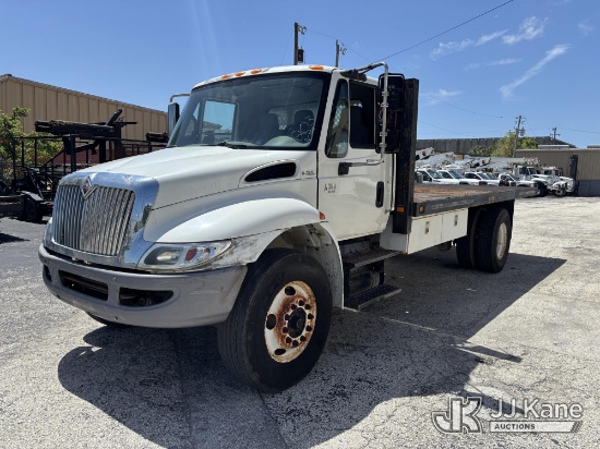 (West Palm Beach, FL) 2005 International 4300 Flatbed Truck Runs & Moves) (Exterior Defects-See Pict