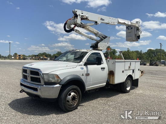 (Verona, KY) Altec AT37G, Articulating & Telescopic Bucket Truck mounted behind cab on 2012 Dodge Ra