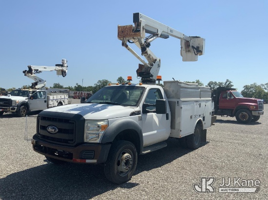 (Verona, KY) Versalift -, Telescopic Non-Insulated Bucket Truck mounted behind cab on 2011 Ford F-45