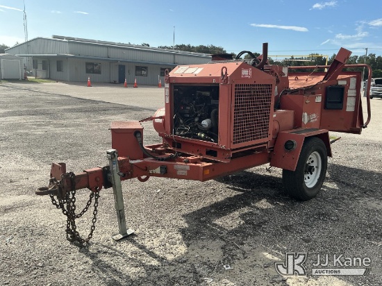 (Tampa, FL) 2017 Morbark M12RX Chipper (12in Disc), trailer mtd. Not Running, Condition Unknown) (No