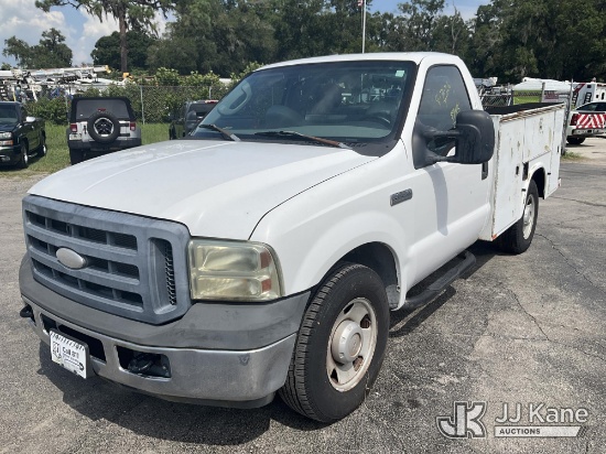 (Ocala, FL) 2007 Ford F-250 SD Service Truck Not Running, Condition Unknown