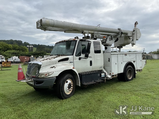 (Kodak, TN) Altec L45M, Over-Center Material Handling Bucket Truck mounted behind cab on 2008 Intern