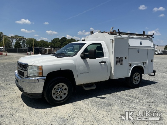 (China Grove, NC) 2014 Chevrolet Silverado 3500HD 4x4 Enclosed Service Truck Runs & Moves