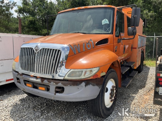 (Villa Rica, GA) 2006 International 4300 Crew-Cab Enclosed Utility Truck Not Running, Condition Unkn