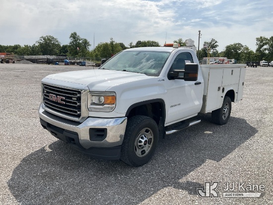 (Verona, KY) 2016 GMC Sierra 2500HD 4x4 Service Truck Runs & Moves) (Dash Warning Indicators On
