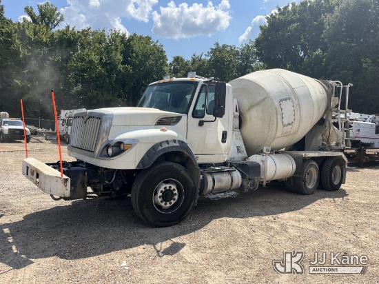 (Memphis, TN) 2016 International WorkStar 7600 Concrete Mixer Truck Runs, Moves & Operates)(Dash War