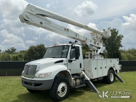 (Tampa, FL) Altec AA55, Material Handling Bucket Truck rear mounted on 2019 International MV607 Util