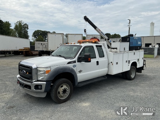 (China Grove, NC) 2011 Ford F-550 Extended-Cab Mechanics Service Truck Duke Unit) (Runs, Moves & Cra