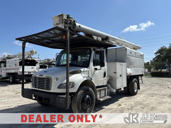 (Jacksonville, FL) Altec LR756, Over-Center Bucket Truck mounted behind cab on 2017 Freightliner M2