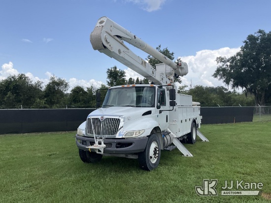 (Tampa, FL) Altec AA55, Material Handling Bucket Truck rear mounted on 2018 International 4300 Utili