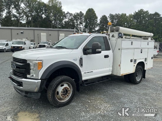 (China Grove, NC) 2017 Ford F550 4X4 Service Truck Duke Unit) (Runs & Moves