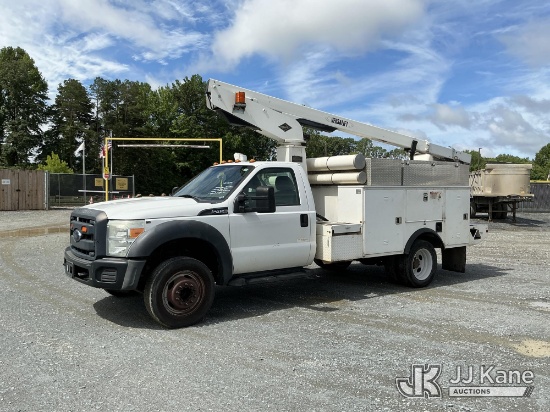 (China Grove, NC) Versalift -, Telescopic Non-Insulated Bucket Truck mounted behind cab on 2016 Ford