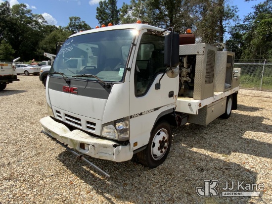 (Hammond, LA) 2007 GMC W5500 Sewer Jetter Truck Not Running, Condition Unknown