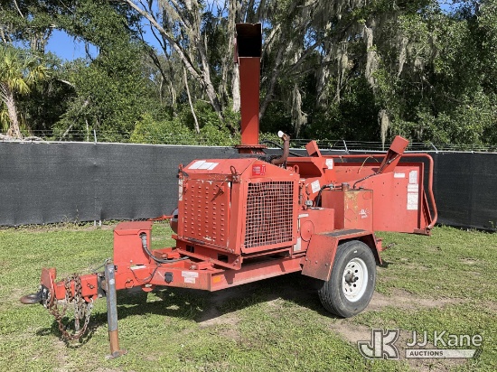 (Tampa, FL) 2017 Morbark M12RX Chipper (12in Disc), trailer mtd. Not Running, Condition Unknow) (Ext