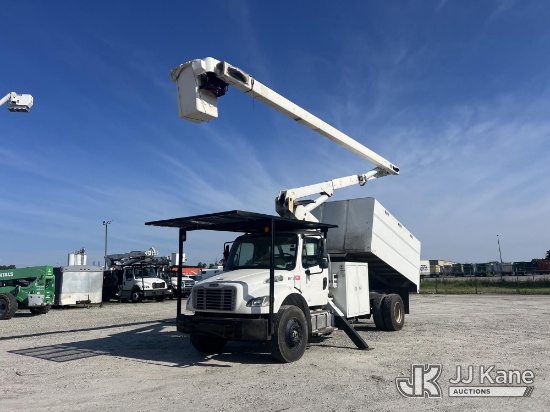 (Chester, VA) Terex XTPRO 60, Over-Center Bucket Truck mounted behind cab on 2016 Freightliner M2 10
