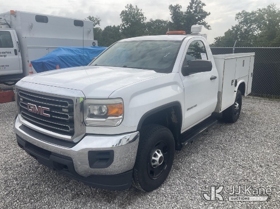 (Verona, KY) 2015 GMC Sierra 2500HD Service Truck Not Running, Condition Unknown) (Seller States: Fu