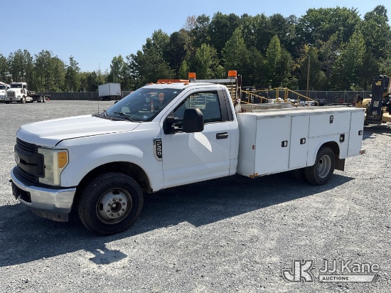 (China Grove, NC) 2017 Ford F350 SD Service Truck Not Running, Condition Unknown) (Seller States: Ne