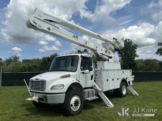 (Tampa, FL) Altec AA55, Material Handling Bucket Truck rear mounted on 2018 Freightliner M2 Utility