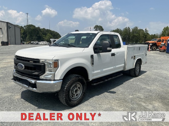(China Grove, NC) 2020 Ford F250 SD 4X4 Extended-Cab Service Truck Runs & Moves