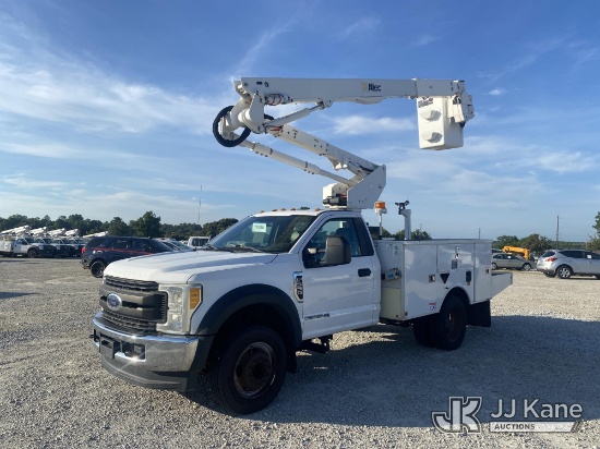 (Villa Rica, GA) Altec AT40G, Articulating & Telescopic Bucket Truck mounted behind cab on 2018 Ford