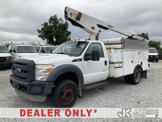 (Villa Rica, GA) Versalift TEL29N-03, Articulating & Telescopic Bucket mounted behind cab on 2013 Fo