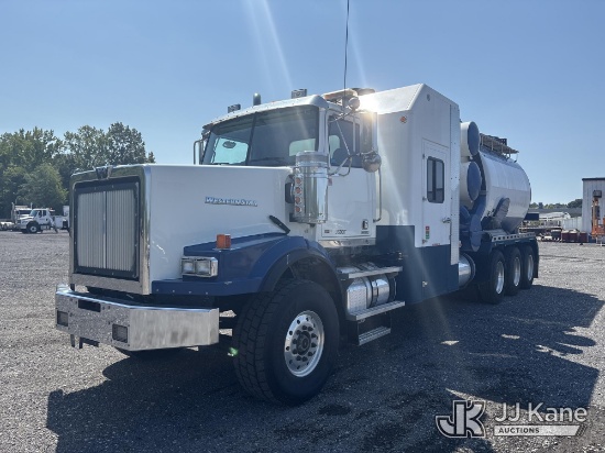 (Florence, AL) 2015 Western Star Trucks 4900SA Tri-Axle Flatbed/Utility Truck Runs, Moves & Operates