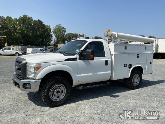 (China Grove, NC) 2016 Ford F350 SD 4X4 Service Truck Duke Unit) (Runs & Moves