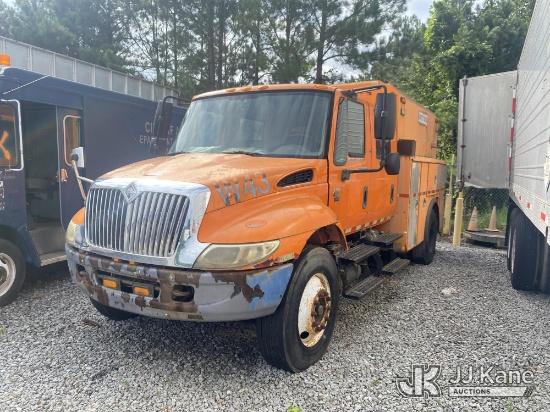 (Villa Rica, GA) 2006 International 4300 Crew-Cab Enclosed Utility Truck Not Running, Condition Unkn