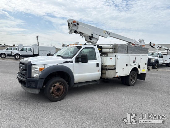 (Lebanon, TN) Altec AT200-A, Telescopic Non-Insulated Bucket Truck mounted behind cab on 2013 Ford F