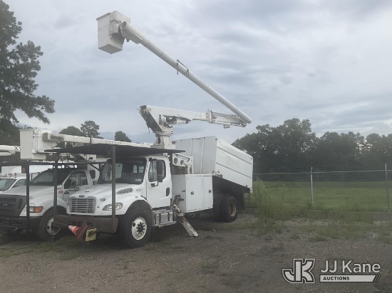 (Chester, VA) Altec LR760E70, Over-Center Elevator Bucket Truck mounted behind cab on 2019 Freightli