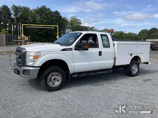 (China Grove, NC) 2014 Ford F350 SD 4X4 Extended-Cab Service Truck Runs & Moves