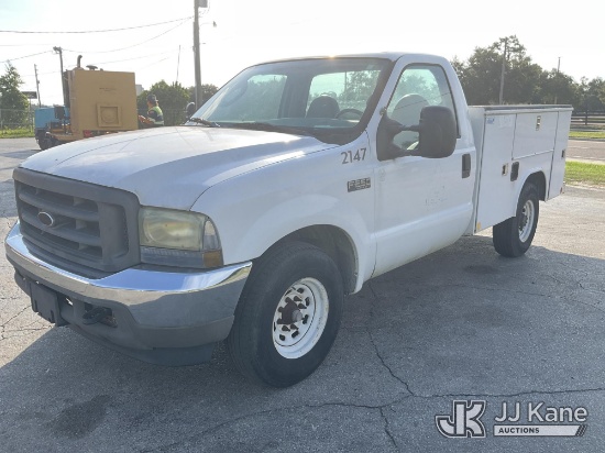 (Ocala, FL) 2004 Ford F-250 SD Service Truck Not Running, Condition Unknown