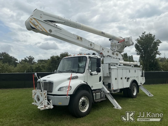 (Tampa, FL) Altec AN55E, Material Handling Bucket Truck rear mounted on 2016 Freightliner M2 106 Uti