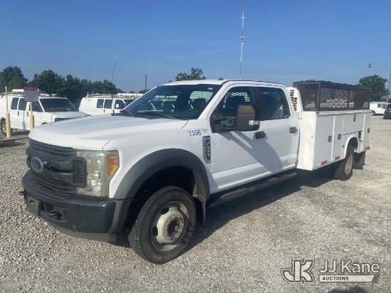 (Villa Rica, GA) 2017 Ford F-450 SD Crew-Cab Service Truck Runs & Moves