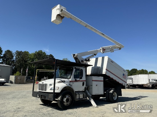 (China Grove, NC) Altec LR756, Over-Center Bucket Truck mounted behind cab on 2017 Freightliner M2 1