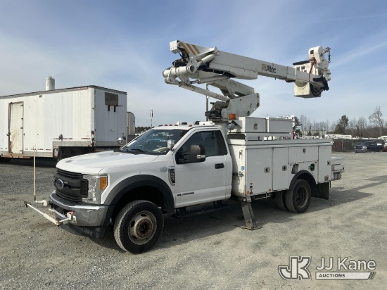 (China Grove, NC) Altec AT41-MH, Articulating & Telescopic Material Handling Bucket Truck mounted be