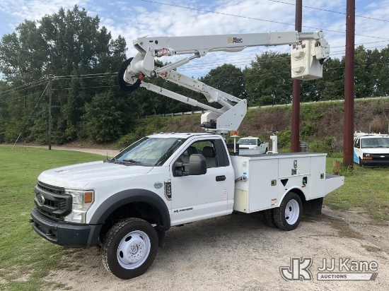 (Florence, SC) Altec AT40G, Articulating & Telescopic Bucket Truck mounted behind cab on 2021 Ford F