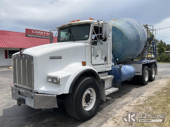 (Ocala, FL) 2005 Kenworth T800 T/A Concrete Mixer Truck Runs & Moves) (Seller States: Unit Operates
