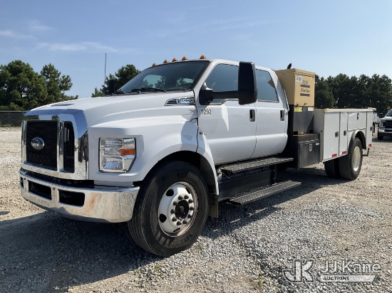 (Villa Rica, GA) 2022 Ford F-650 DRW Crew-Cab Service Truck Runs & Moves