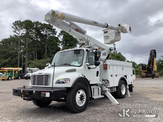 (Graysville, AL) Altec L42M, Over-Center Material Handling Bucket Truck center mounted on 2019 Freig