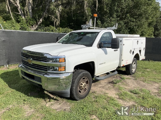 (Tampa, FL) 2016 Chevrolet Silverado 2500HD Enclosed Service Truck Runs & Moves) (Brake System Non-O