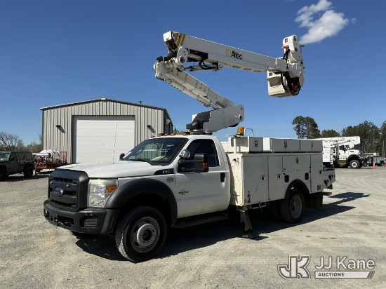 (China Grove, NC) Altec AT40-MH, Articulating & Telescopic Material Handling Bucket Truck mounted be