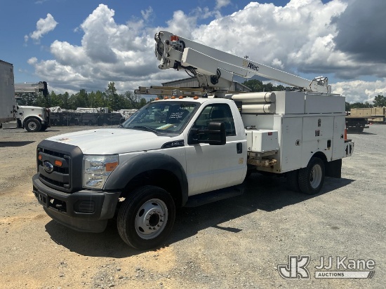 (China Grove, NC) Altec AT200-A, Telescopic Non-Insulated Bucket Truck mounted behind cab on 2015 Fo