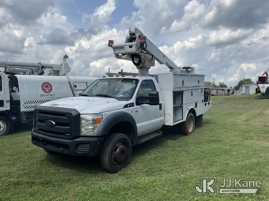 (Kodak, TN) Altec AT235, Articulating & Telescopic Non-Insulated Bucket Truck mounted behind cab on