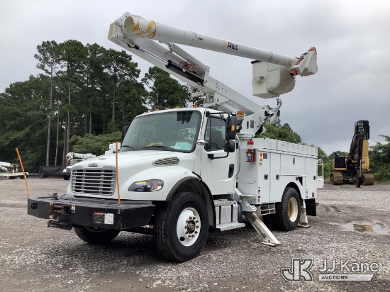 (Graysville, AL) Altec L42M, Over-Center Material Handling Bucket Truck center mounted on 2019 Freig