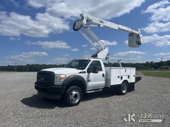 (Lebanon, TN) Altec AT37G, Articulating & Telescopic Bucket Truck mounted behind cab on 2013 Ford F-