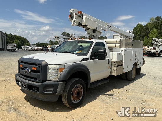 (China Grove, NC) Altec AT200-A, Telescopic Non-Insulated Bucket Truck mounted behind cab on 2015 Fo