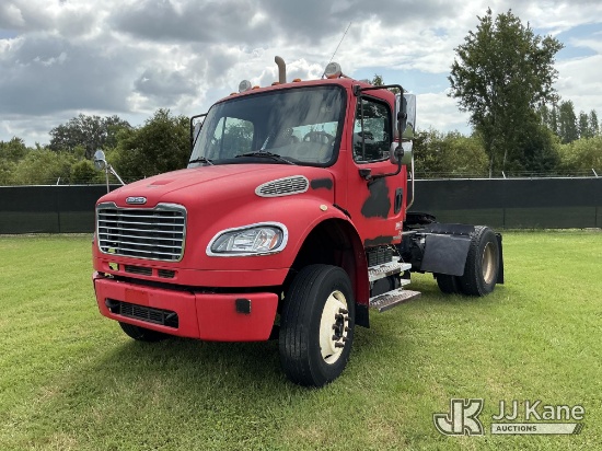 (Tampa, FL) 2009 Freightliner M2 106 S/A Truck Tractor Runs & Moves) (Dash Warning Indicators On, Ex