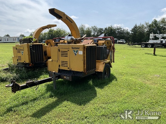 (Kodak, TN) 2013 Vermeer BC1200XL Chipper (12in Drum), trailer mtd. Non-Titled) (Not Running, Condit